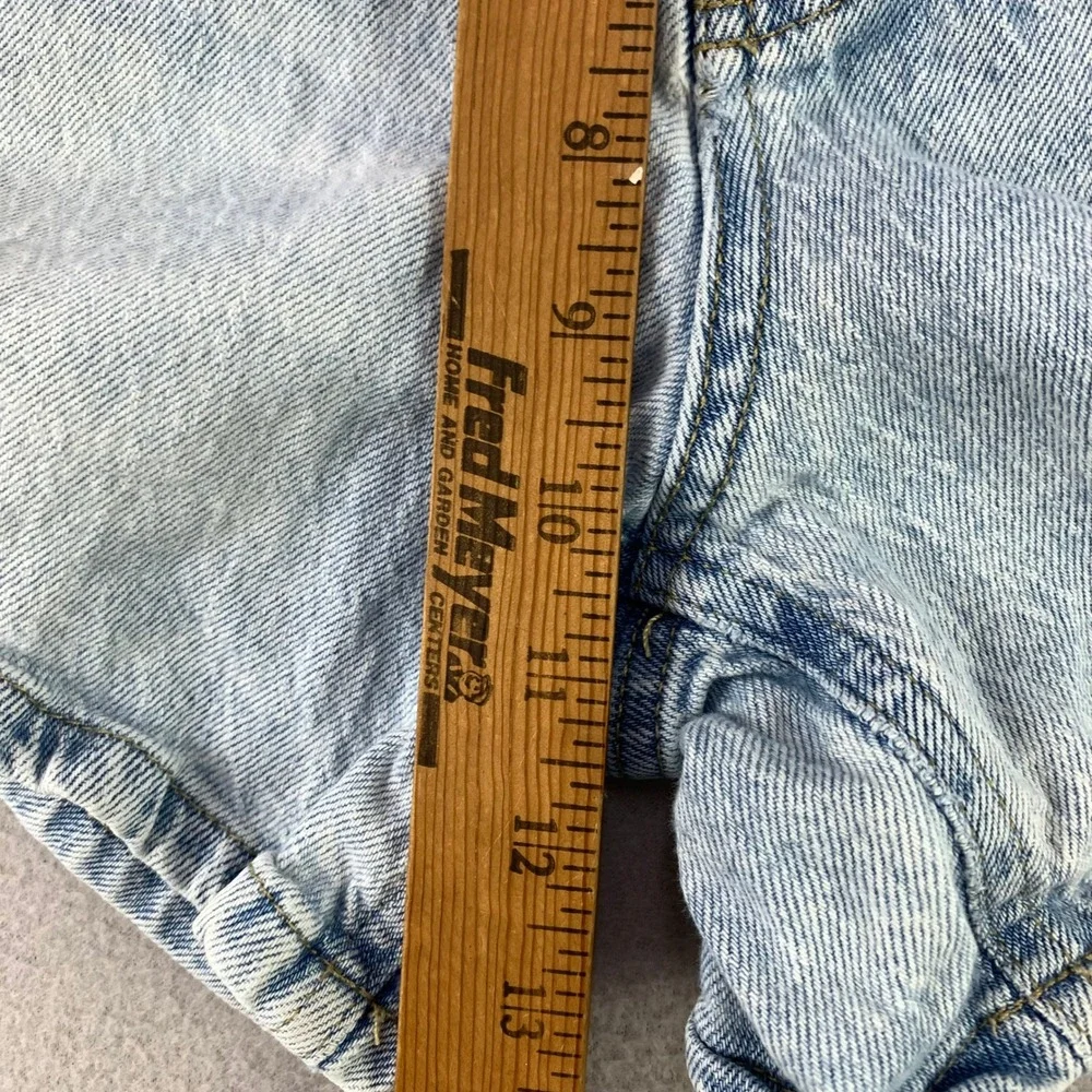 BDG Urban Outfitters Jean Shorts Women 24 Light Wash High Rise Denim Cutoff